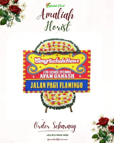Sewa Papan Bunga Sepande